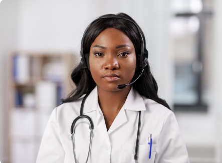 Healthcare professional ready to help
